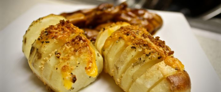 4-12: Cheesy Sliced Baked Potatoes