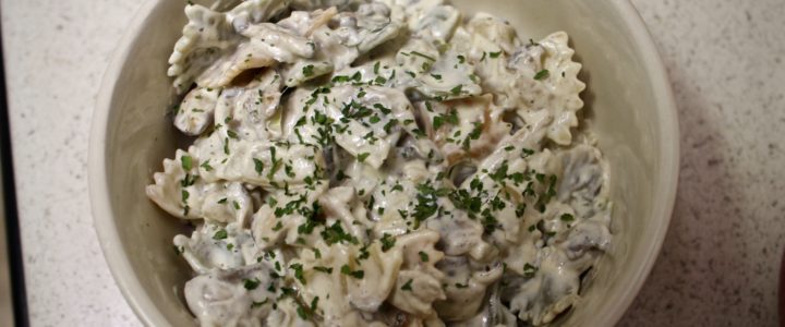 12-4: Pasta with Mushrooms