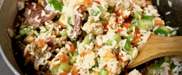 2-37: Chicken-Salami-Rice Salad