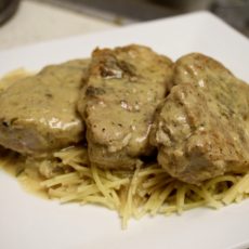 7-27: Pork Tenderloin in Creamy Sauce