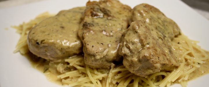 7-27: Pork Tenderloin in Creamy Sauce