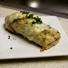 6-49: Cheese-Glazed Chicken Rolls