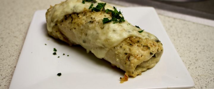 6-49: Cheese-Glazed Chicken Rolls