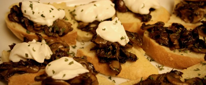 1-13: Crusty Toast with Mushrooms