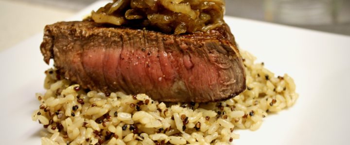 8-17: Pan-Fried Steak with Onions