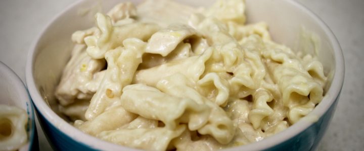 12-17: Curly Pasta with Creamy Chicken