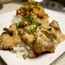 8-12: Beef Stroganoff