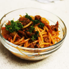 12-3: Pasta Bolognese