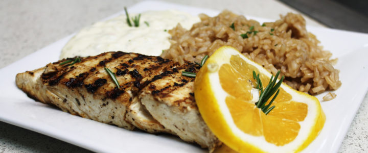 11-35: Grilled Pacific Halibut