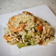 12-25: Parmesan Rice with Shrimp