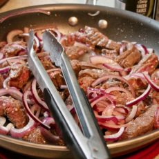 8-65: Sizzling Skirt Steaks