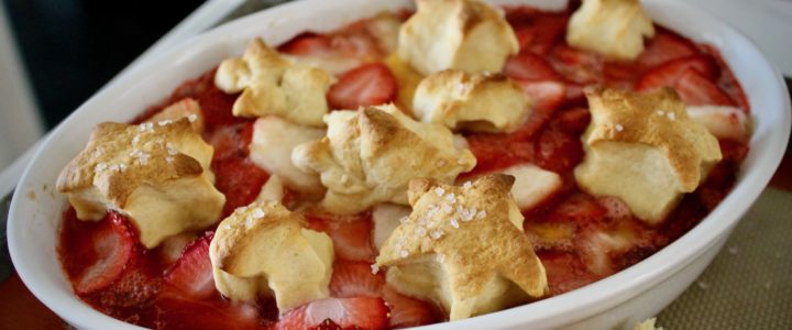 14-22: Strawberry-Peach Cobbler