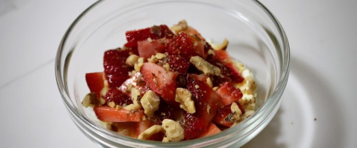 15-45: Strawberries with Cottage Cheese