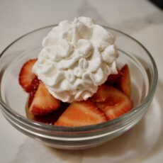 15-5: Strawberries Romanoff